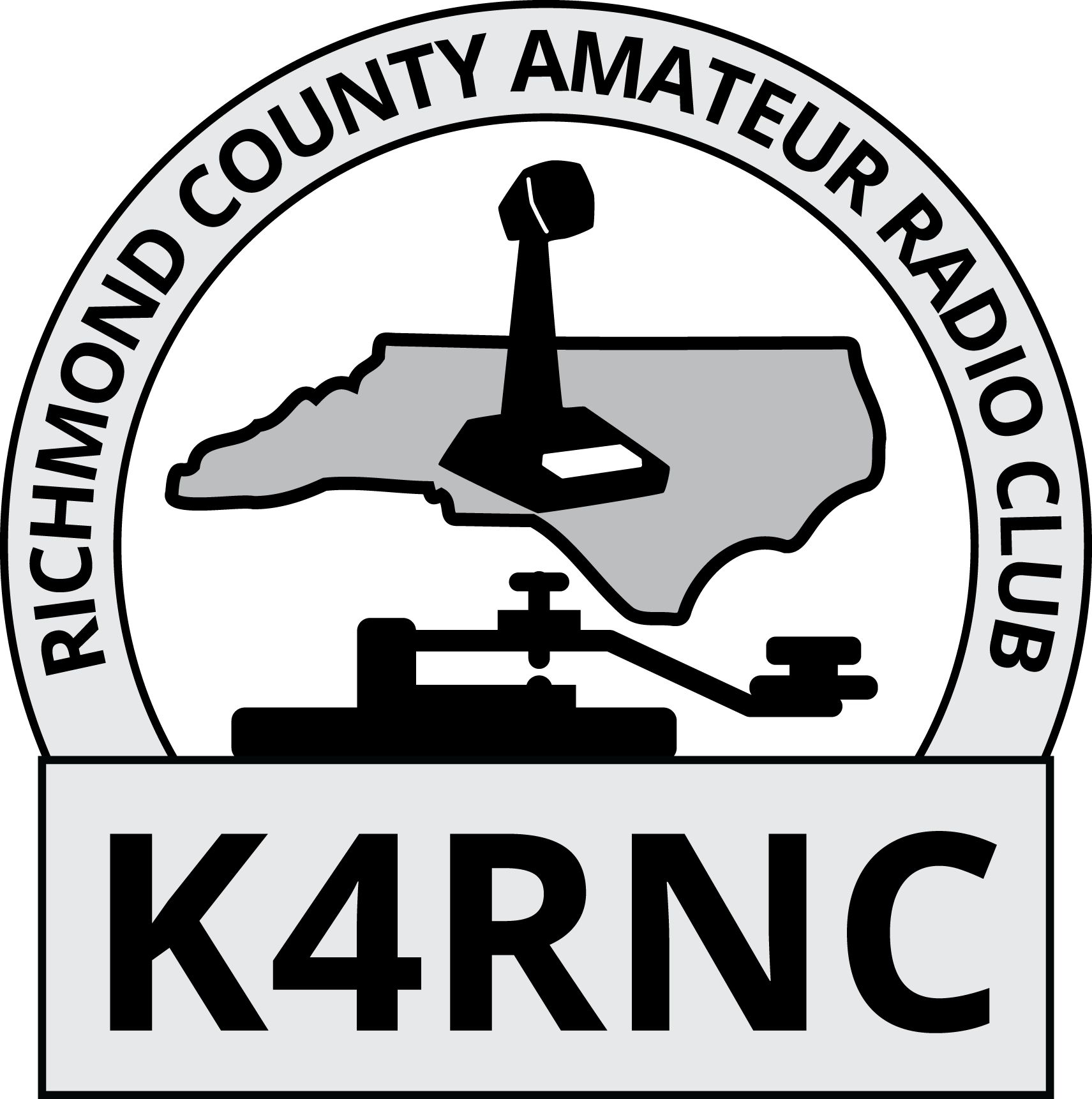 K4RNC Logo Grayscale